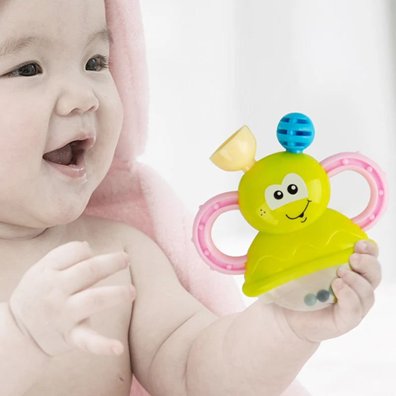 Children's Cute Photo Props Baby Teether Rattle Can Chew Molar Early Education Toys For Small-month-old Babies Newborn Gifts 0-1