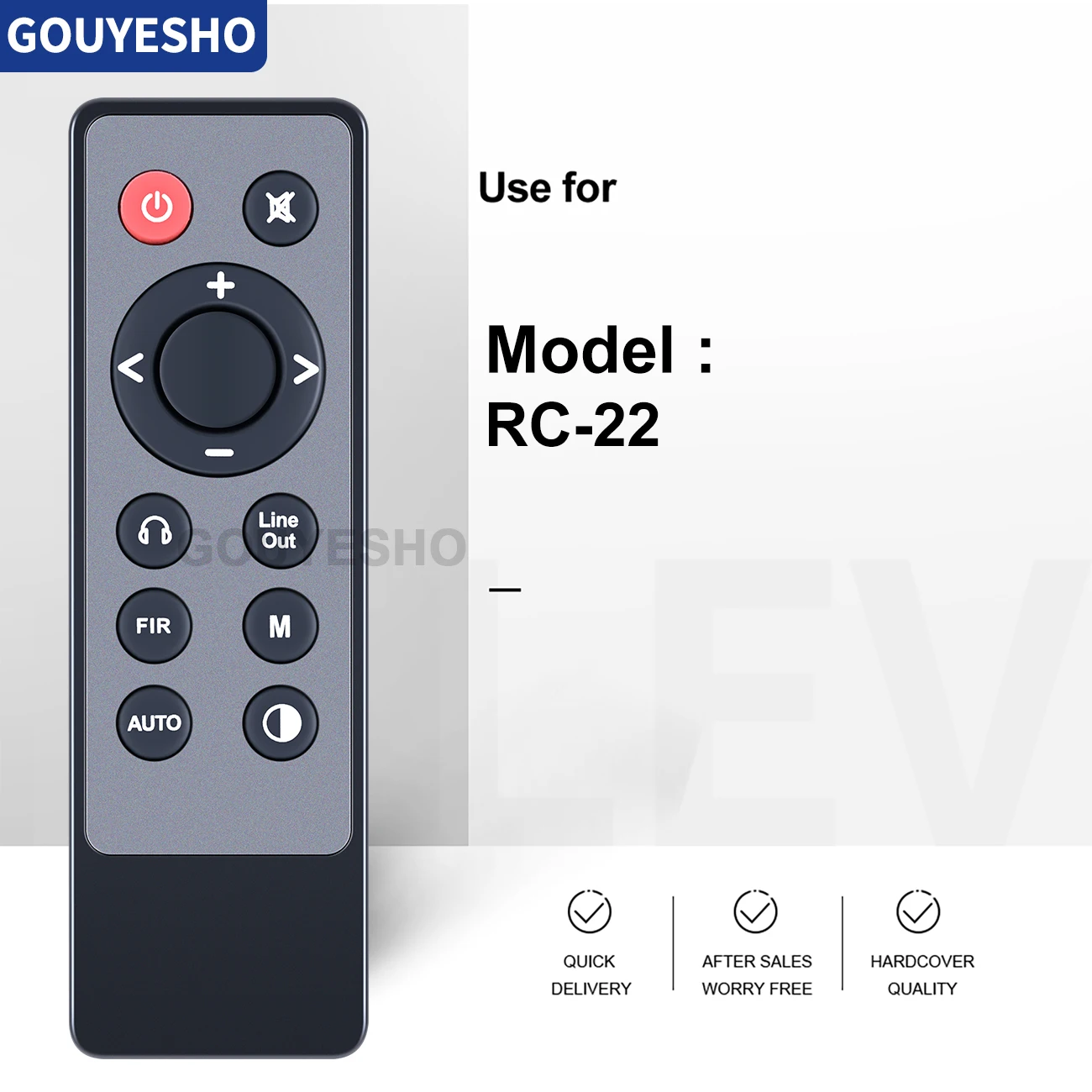 New Remote Control for Topping D50s DX3pro RC-22 Decoder