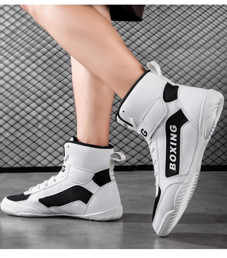 Description Picture 4 of itemMen Brand Wrestling Shoes Comfortable Boxing Shoes Sports Unisex Professional Fighting Gym Sports Outdoor Women Wrestling Boots