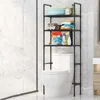 Non porous Washing Machine Stand Floor standing Toilet Storage Rack Multi-layer Bathroom Storage Shelf For Bathroom Accessories 2