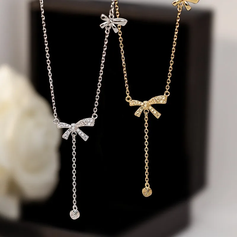 

S999 Sterling Silver Necklace for Women Men Chains High Quality Original Premium Tassel Jewelry Christmas Fine Couple Pendants