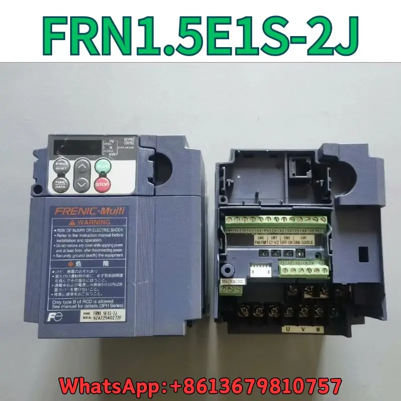 

Used Frequency converter FRN1.5E1S-2J test OK Fast Shipping