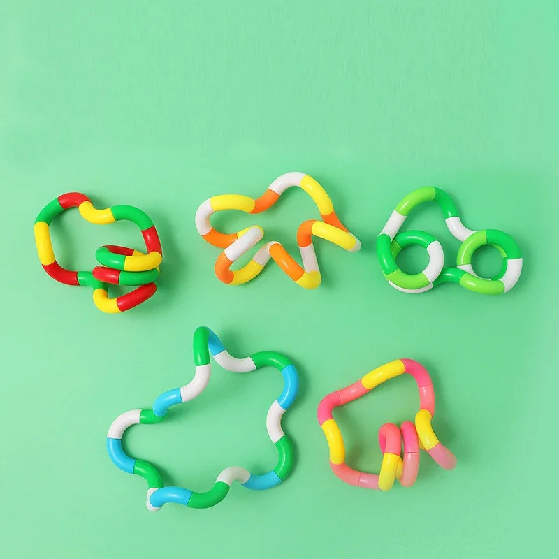 1/3/5Pcs Fidget Toy Twisting 감각 손-눈 협응 장난감 불안 완화 손가락 장난감 미세 운동 능력 성인 어린이 사무실