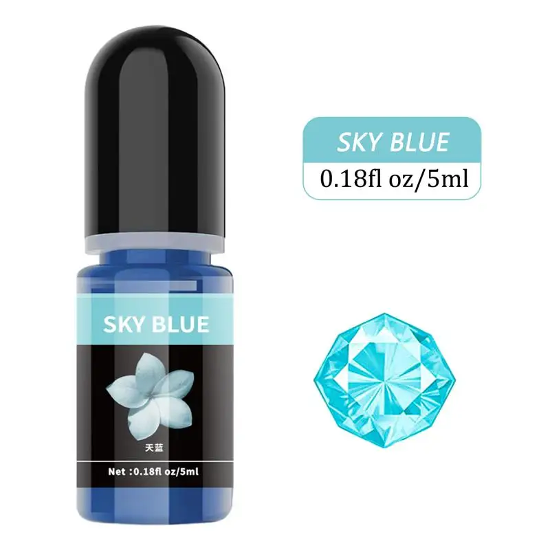 Vibrant 5ml Epoxy Resin Liquid Colorant for Creative DIY Art and Jewelry Making