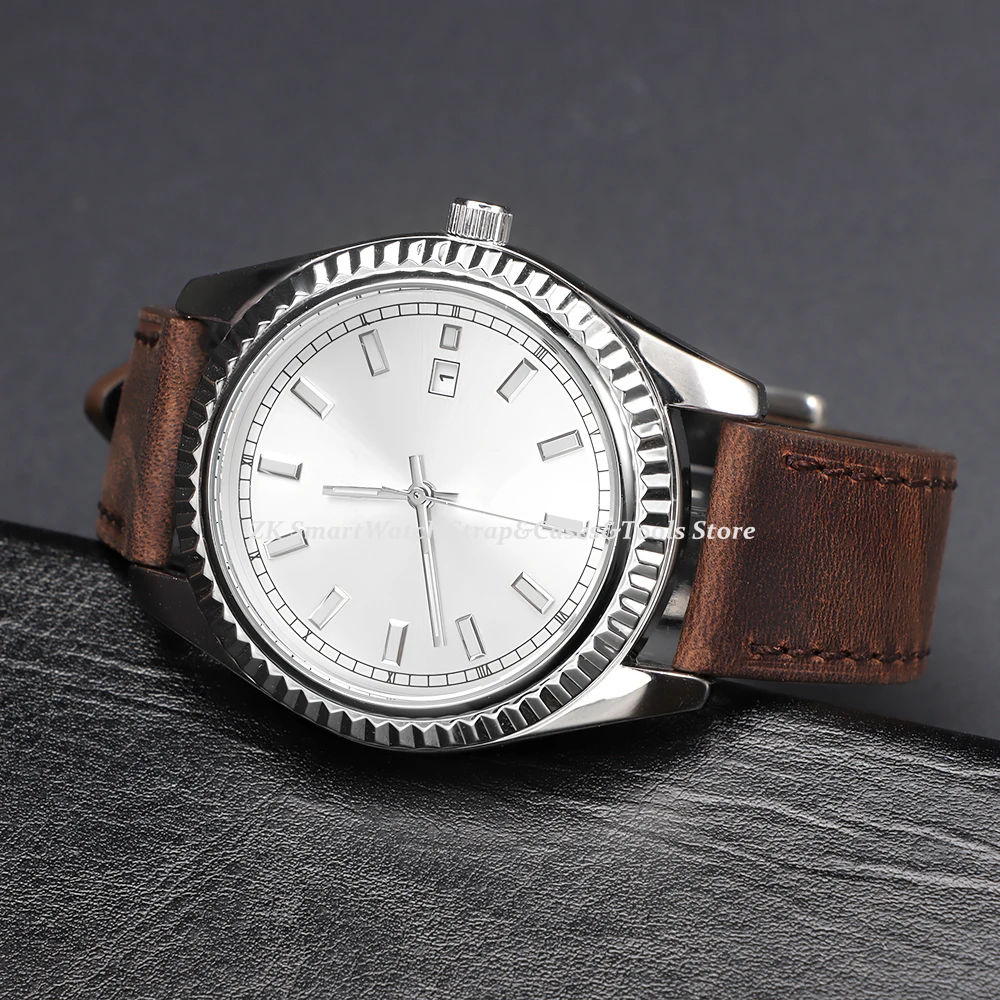 Quick Release Vintage Retro Echtes Leder Uhrenarmband 18mm 20mm 22mm 19mm 21mm 24mm Crazy Horse Männer Frauen Straps Uhrenarmband – Detail 4