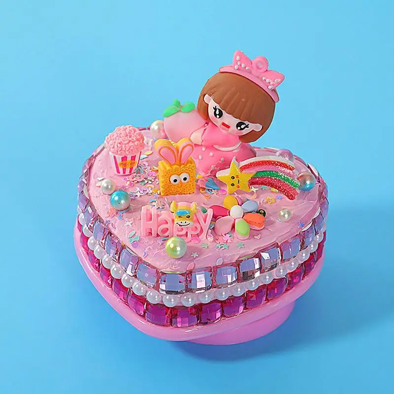 Handmade Music Boxes Portable Little Girl Music Box Handmade Music Toys Multifunctional Music Box Figurine Princess Cute Small 4