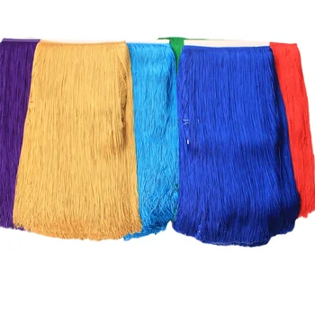 Commercio all'ingrosso 10 metri 50 cm lungo pizzo frangia trim nappa frangia taglio per fai da te vestito latino vestiti di scena accessori nastro di pizzo