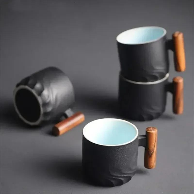 Vintage Wooden Handle Mug 6