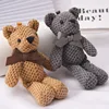 15CM Bear Stuffed Plush Toys Baby Cute Dress Key pendant Pendant Dolls Gifts Birthday Wedding Party Decor 1pcs 1
