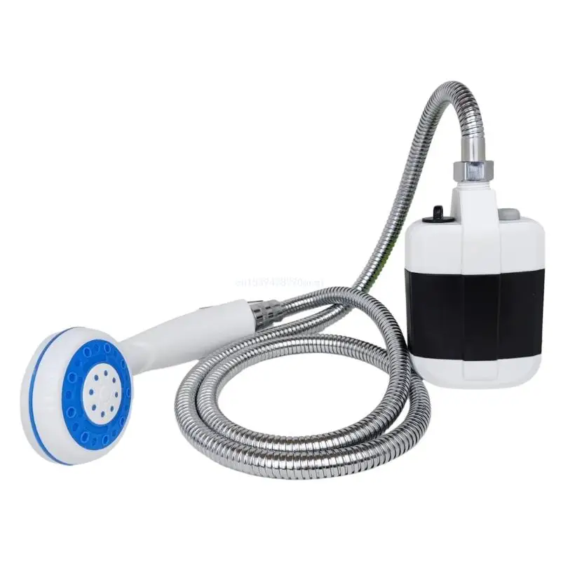 

Портативная USB-аккумуляторная батарея для душа для кемпинга, насос для душа для кемпинга на открытом воздухе