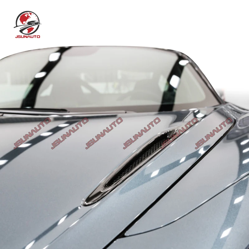 For Mclaren 720S Carbon Fiber Oem Style Body Kit Front Engine Hood Air Intake Cover Louver Cooling Pane Trim For 720S