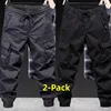 Retro Workwear Pants Loose Casual Men's Spring Autumn Dirt Resistant Wear Resistant Comfortable Fit Polyester Fiber