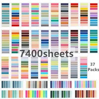 KindFuny 7400 Sheets Sticky Notes Posted It Tab Self-Adhesive Kawaii Clear Bookmarkers Books Page Marker Stationery 1