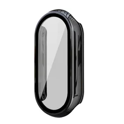 Silicone Full Cover Case for Smartwatch - Protective Soft Shell (Black)