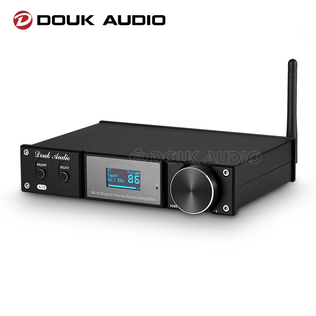 audio amplifier Douk Audio A10 HiFi Bluetooth 5.0 Digital Amplifier OPT/COAX Integrated Power Amp Subwoofer Amp Stereo Receiver USB DAC APTX-LL Professional Amplifier