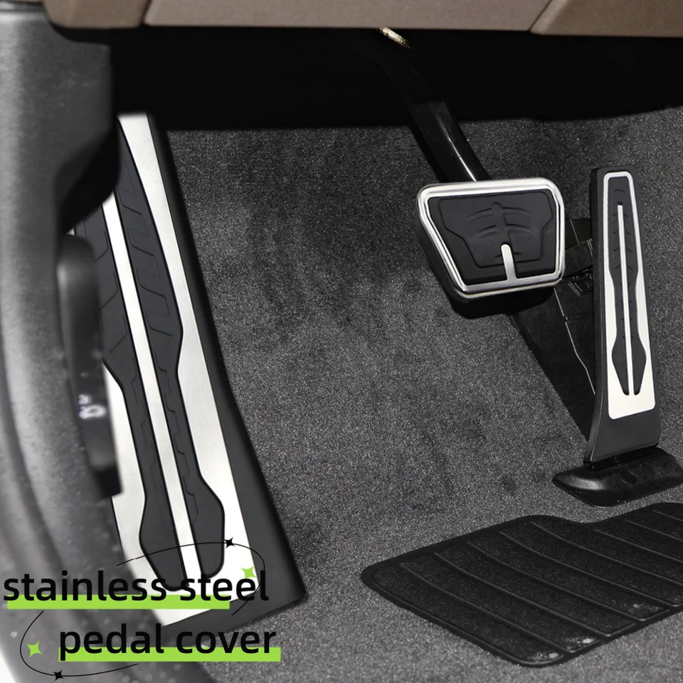 フットレストデッドブレーキガスペダルパッドカバーbmw X1 X2 2-5seriesアクティブツアラーF48 F39 F45 F46 F40 -  AliExpress 車のフットレスト X1 F48シリーズ 2014-2022用 ペダルパッド ガスブレーキペダルカバーアクセサリー 車のフットレスト 用のビー・エム・ダブリュー 1シリーズ 1シリーズ F40 2020 2021 AT用 ステンレススチール製ガスブ