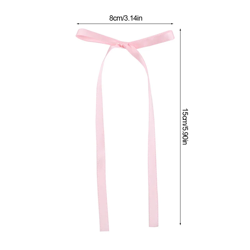 10/20Pcs Bow Cake Decorations Pink Bowknot Ribbon Cake Toppers Kids Girls Birthday Party Supplies Wedding Cake Decor Christmas
