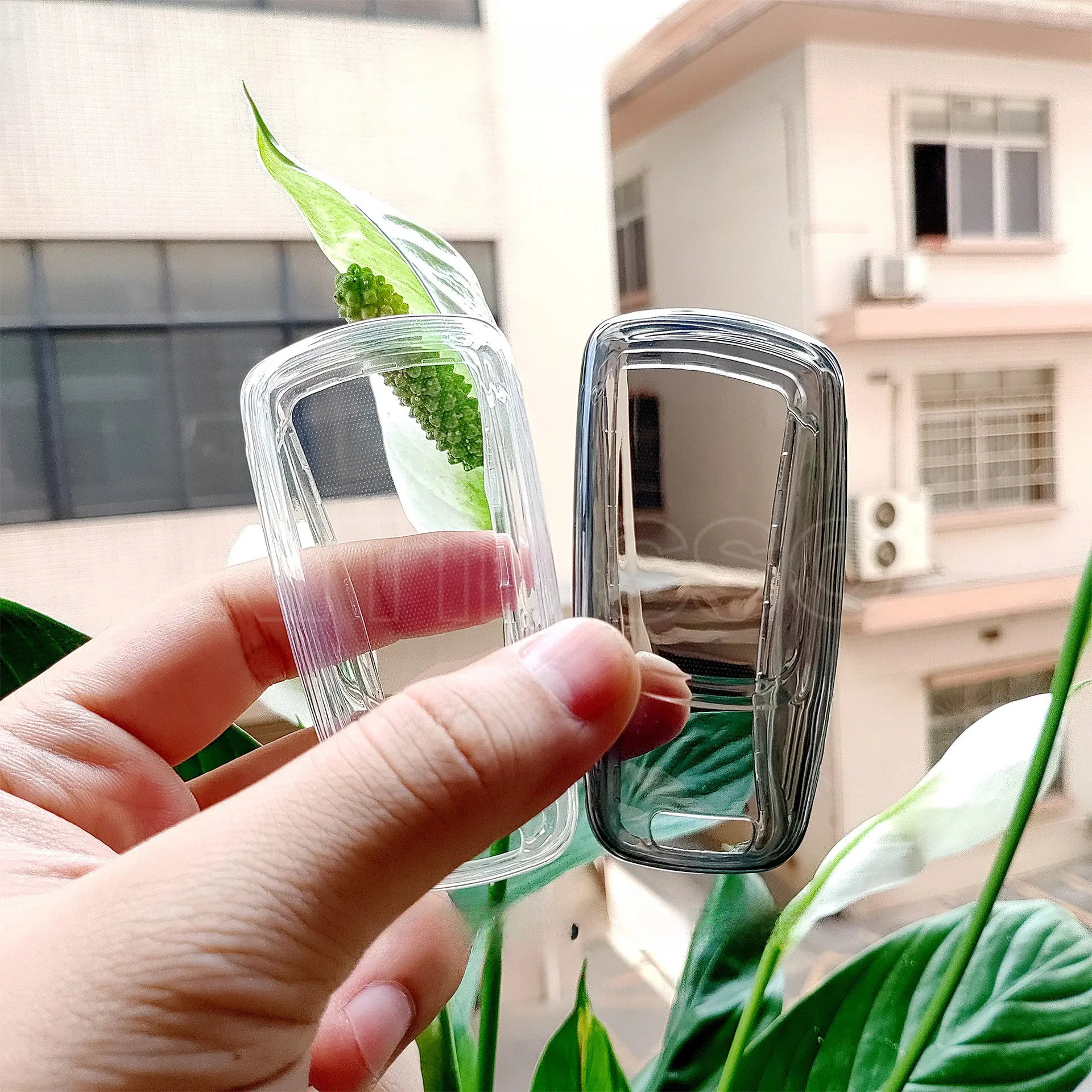 Модный ТПУ чехол для автомобильного ключа с дистанционным управлением для Audi A4 B9 A5 A6 8S 8W Q5 Q7 4M S4 S5 S7 TT TTS TFSI RS защитный брелок без ключа (art.: 3920c22bce45b) - 3920c22bce45b