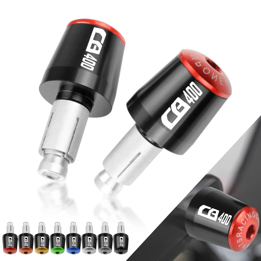 

Motorcycle Handle Bar Ends For HONDA CB400 CB400F CB400SF 1992 1993 1994-1998 Hand Grips Cap Handlebar Gear Balanced Plug Slider