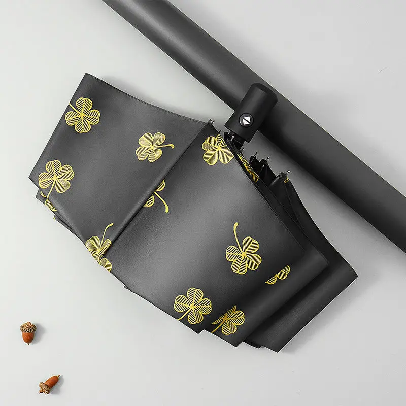 Umbrella Windproof Double Layer Resistant Fully Automatic Rain Men Women Luxury Business Large Parasol