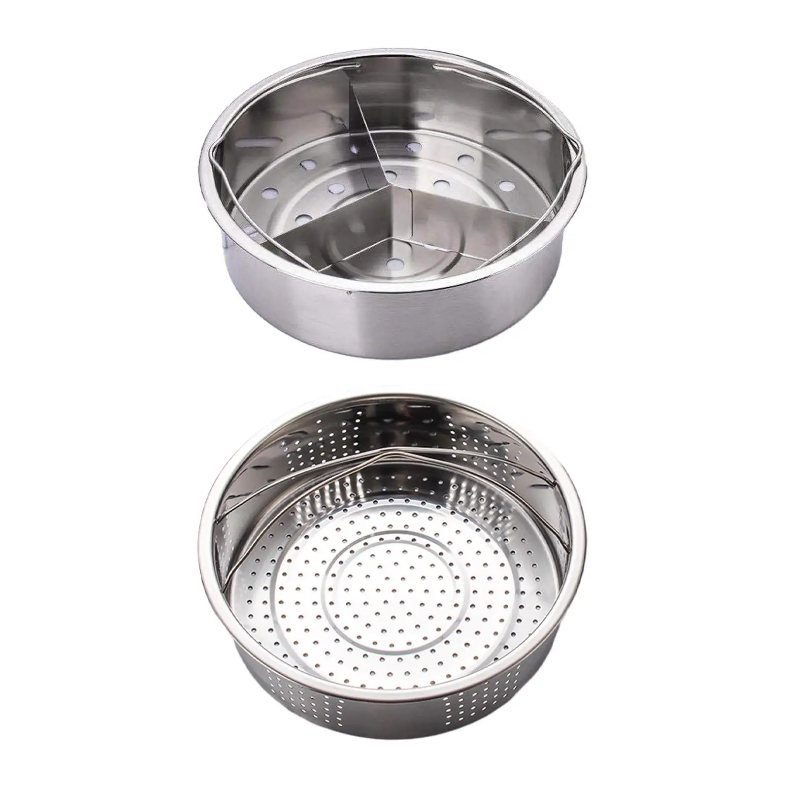Panier Vapeur Pour Pot Instantané 6 Litres En Maille D'acier Inoxydable (noir