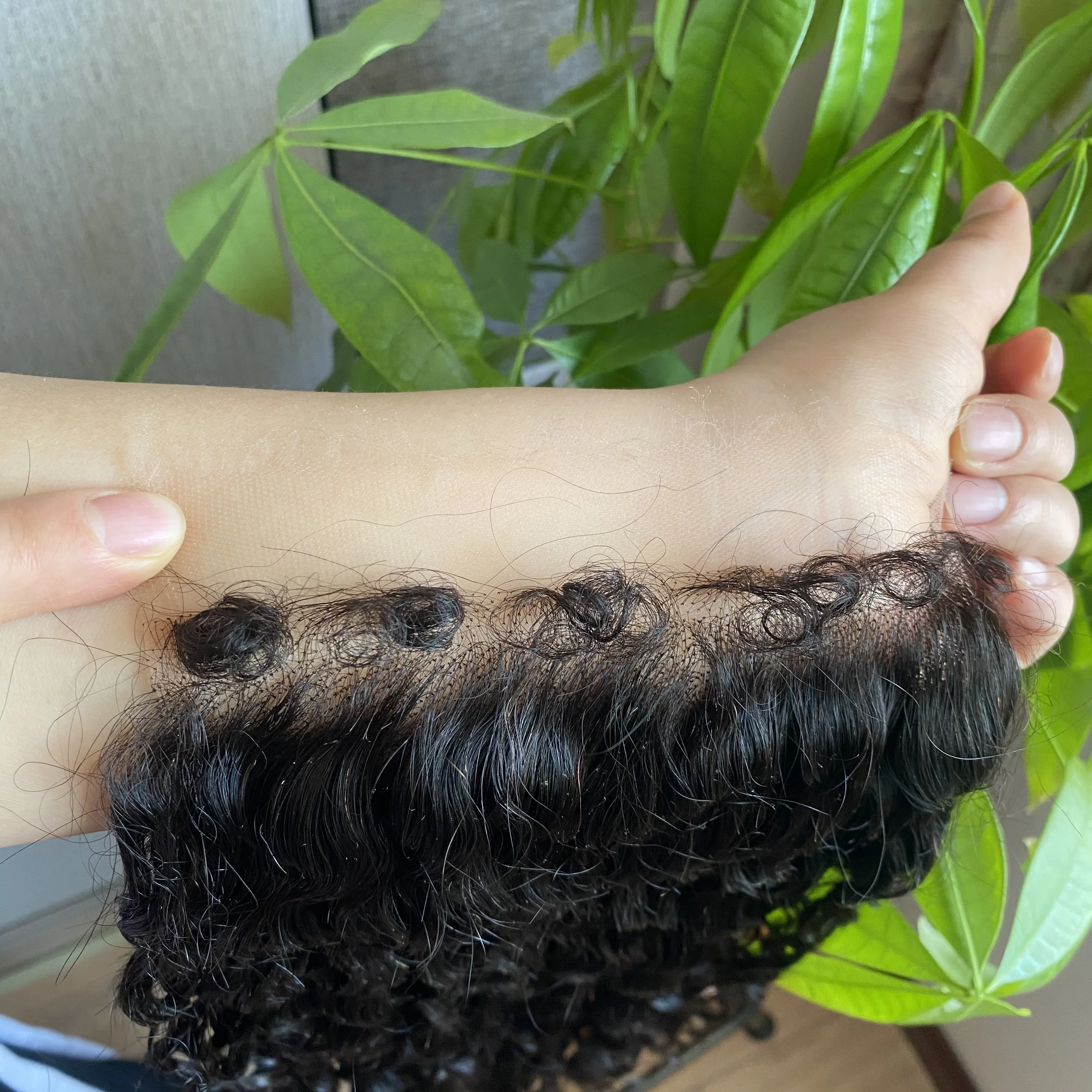 Deep Wave 13x6 HD Lace Frontal Melt Skins 5x5 6x6 7x7 HD Closure Invisiable Lace Closure Curly Edge Hair Pre Plucked Hairline
