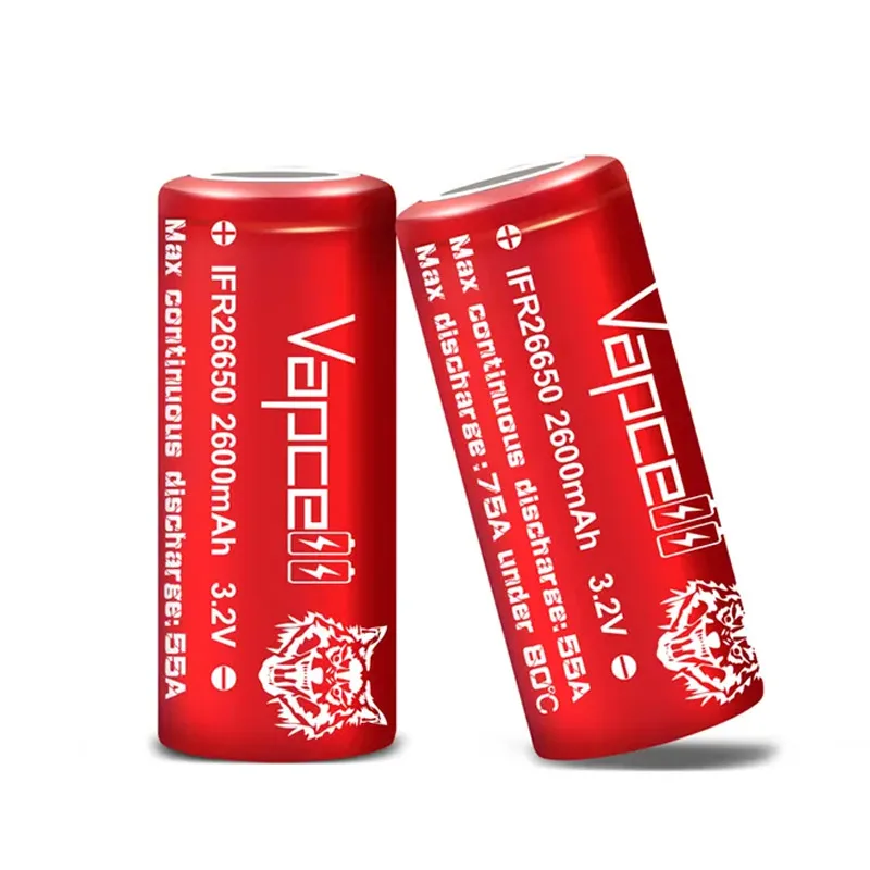 Original Vapcell IFR 26650 Battery 2600mAh High Discharge Current