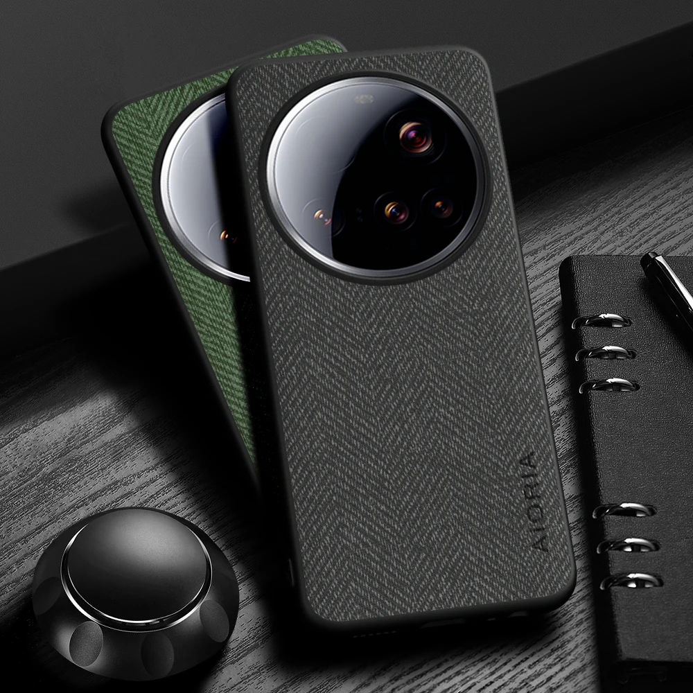 Elegant Leather Wood Grain Cover - Lightweight & Durable Case