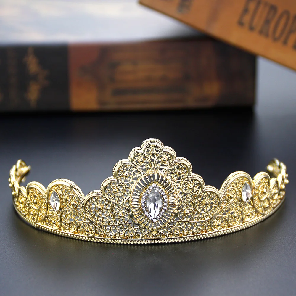 Wedding Crowns | Hair Jewelry | Gold Crowns | Jewels | Tiaras - Gold ...