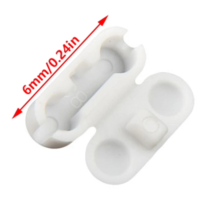 Pack of 10 White Roller Blind Chain Connectors - Curtain Chain Joiner Replacement Parts