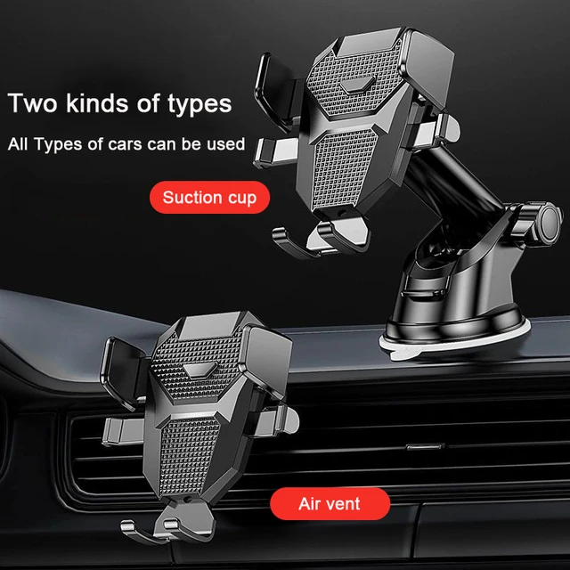 2026 NEW Universal Sucker Car Phone Holder 360° Windshield Car Dashboard Mobile Cell Support Bracket for 4.0-7 Inch Smartphones 2