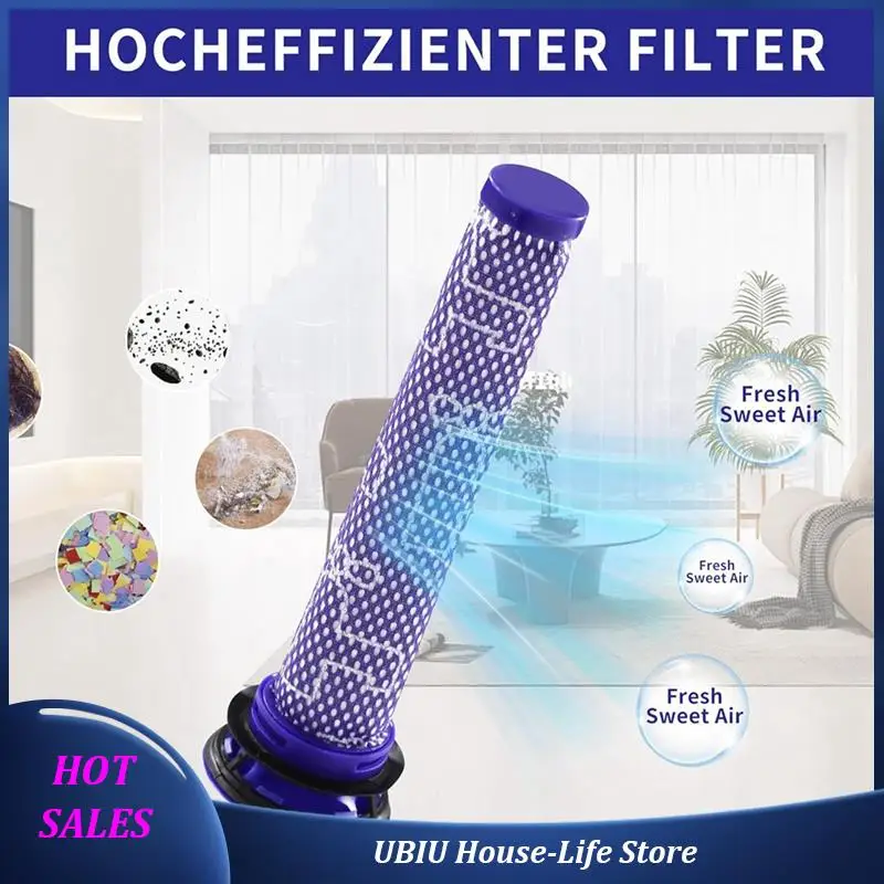 Vacuum Filter Replacement Kit For Dyson V7 V8 Cordless Vacuum Pre & Post Filter, Replaces Part 965661-01 & 967478-01-Best Sellin