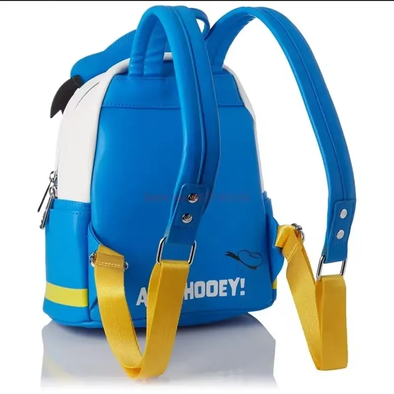 Loungefly Disney Donald Duck Cosplay Mini Backpack Cute Cartoon Backpack Children's Satchel Cartoon Character Kids Gift