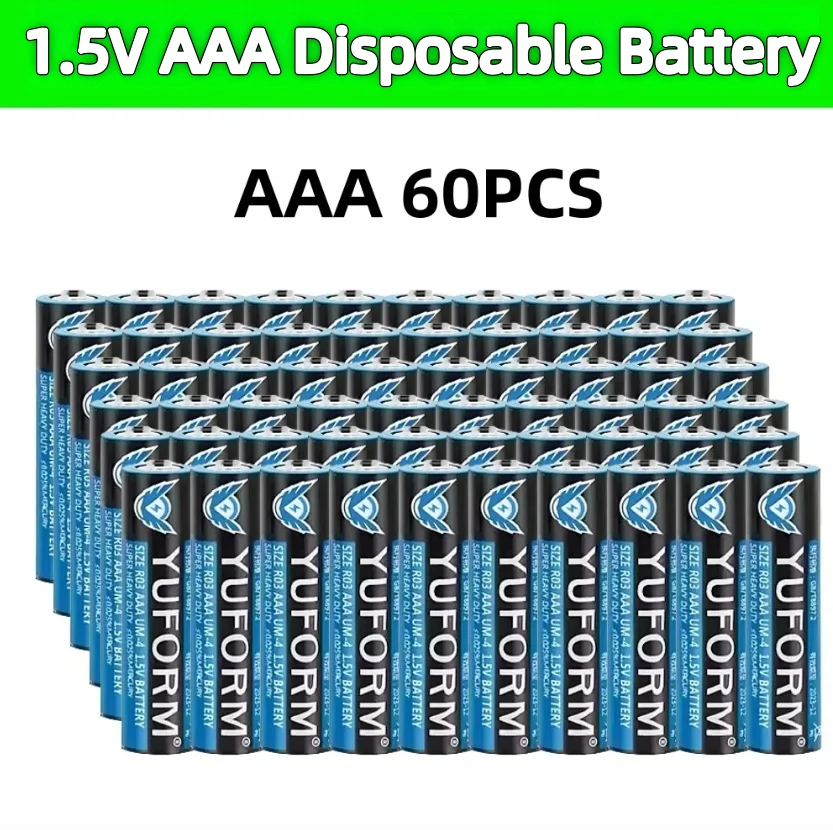 1.5V AAA Disposable Alkaline Dry Battery for Led Light Toy Mp3 Camera Flash Razor CD Player Wire