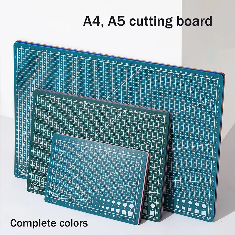 A4 A5 단색 다색 재단 매트 재봉 매트 단면 공예 패드 원단 재봉 및 제작용 재단판 DIY 미술 도구