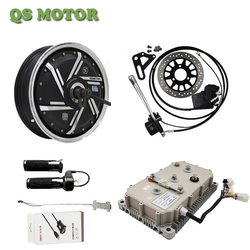 

6000W 13inch Electric Motorcycle Hub Motor Conversion Kits with Kelly Controller KLS7275H