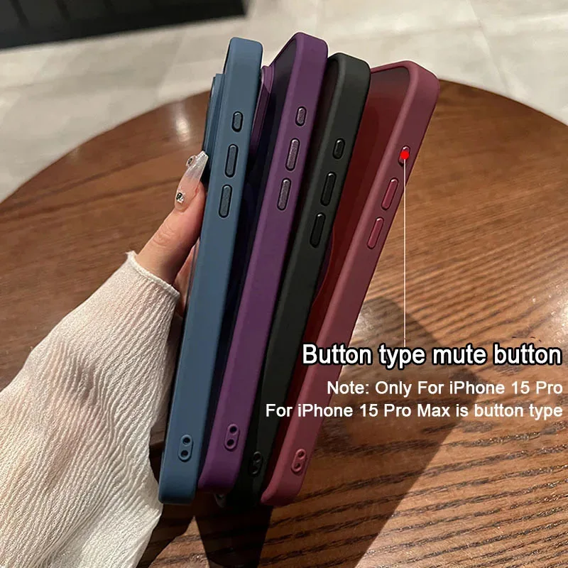 Magnetic Luxury Wireless Charging Matte Translucent Armor Shockproof Phone Case