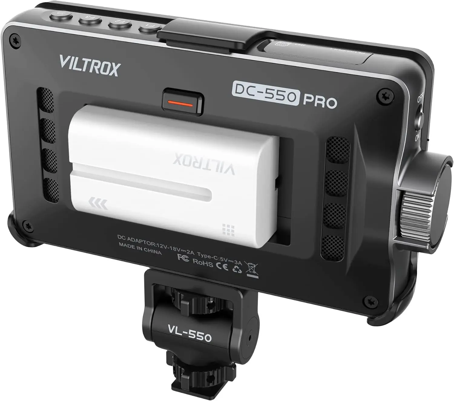 VILTROX 5.5 インチ ポータブル モニター DC-550/DC-550 Pro タッチ