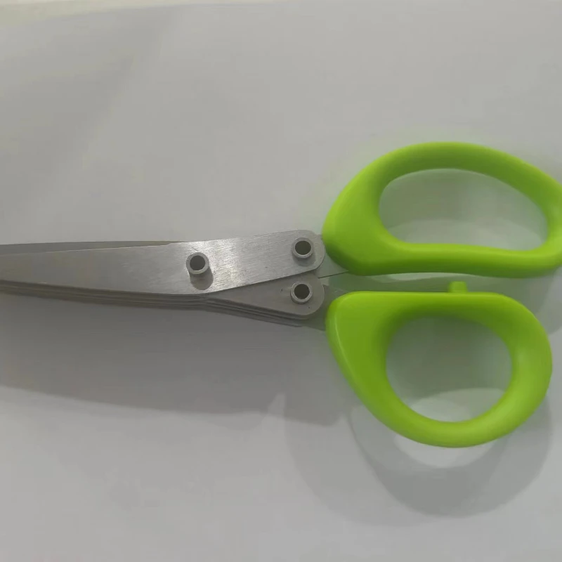 Muti-Layers Kitchen Scissors Stainless Steel Vegetable Cutter Scallion Herb Laver Spices cooking Tool