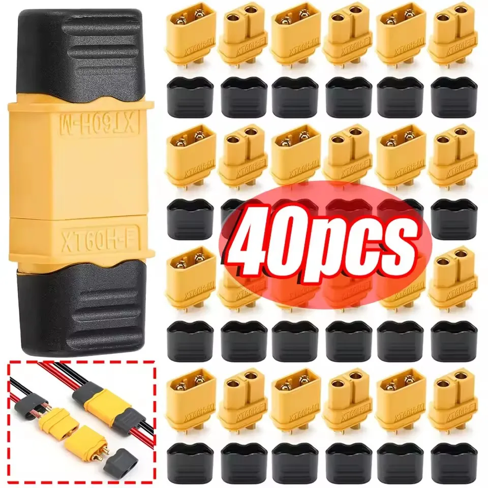 Connecteurs XT60H Mâle Femelle Lot 1 à 20 Paires pour Batterie RC