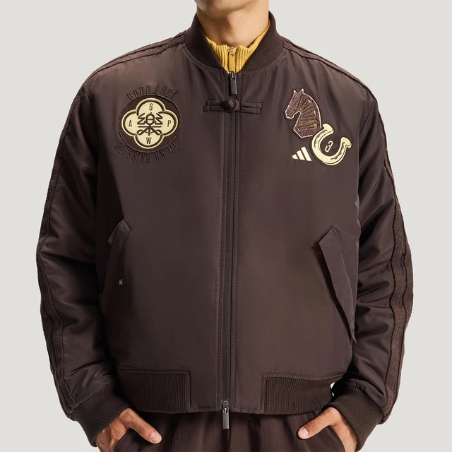 Veste de sport ample à col montant pour homme Adidas authentique pour l'hiver KQ5092 1