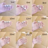 6pcs Mini Glass Bottle with Aluminum Cap 5ml 10ml 15ml 20ml 25ml 30ml Glass Test Tube Jars Message Vials Decoration Containers 1
