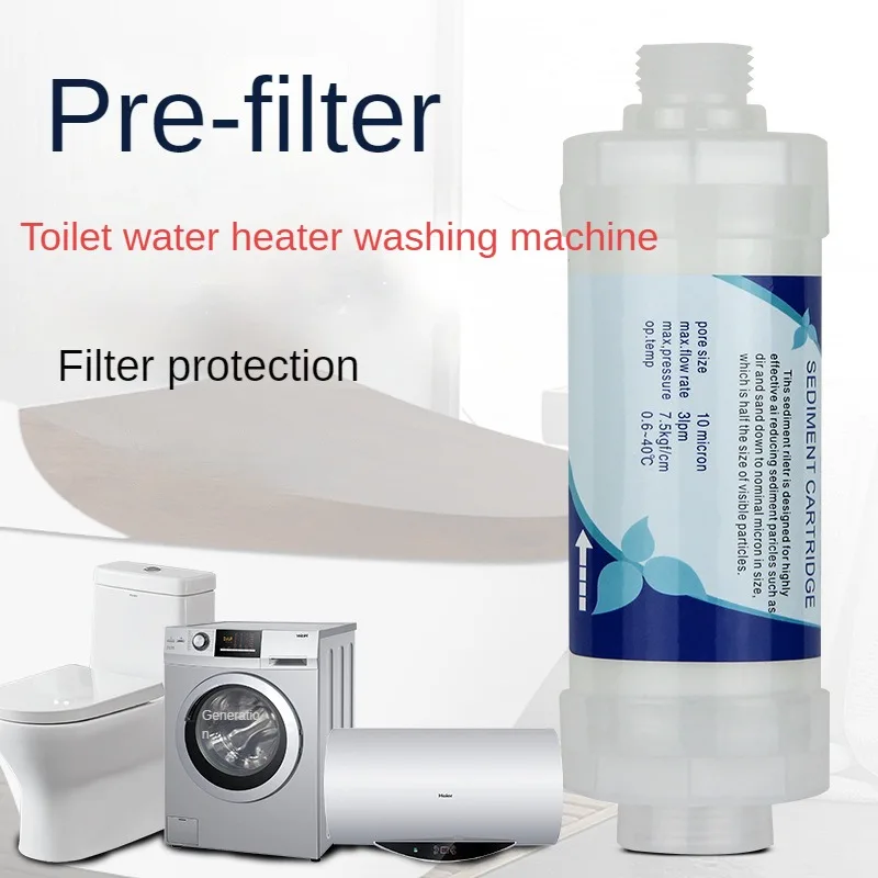 

Pre-Filter PP Cotton Filter Purifier Removal Heavy Metal Purifier Shower Washing Machine Filter Home Health Water Filter