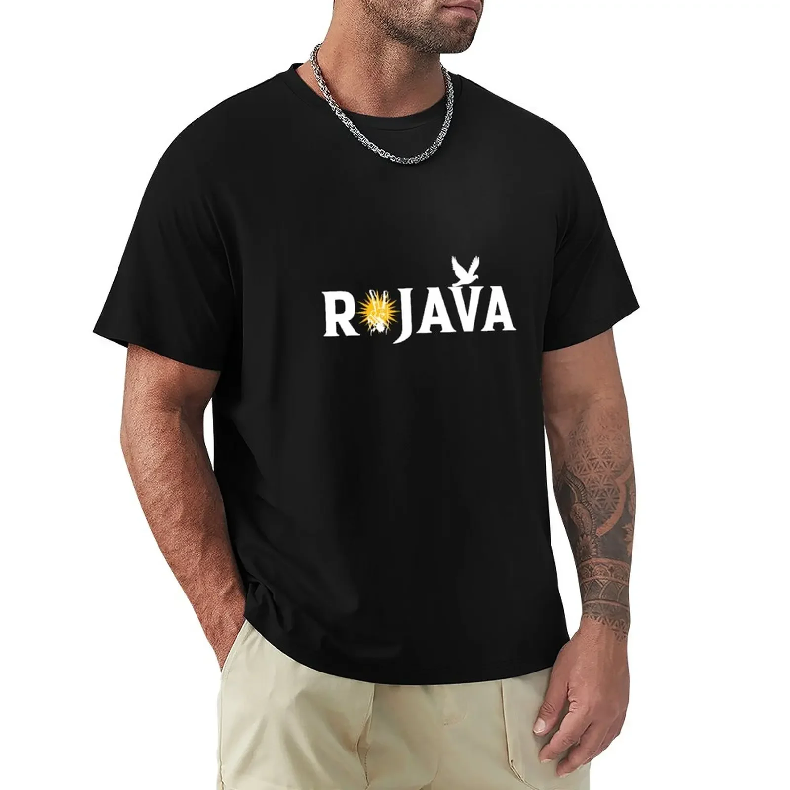 

Футболка Rojava, футболки для мальчиков, блузка, футболки на заказ, дизайн собственного фрукта ткацкого станка, мужские футболки