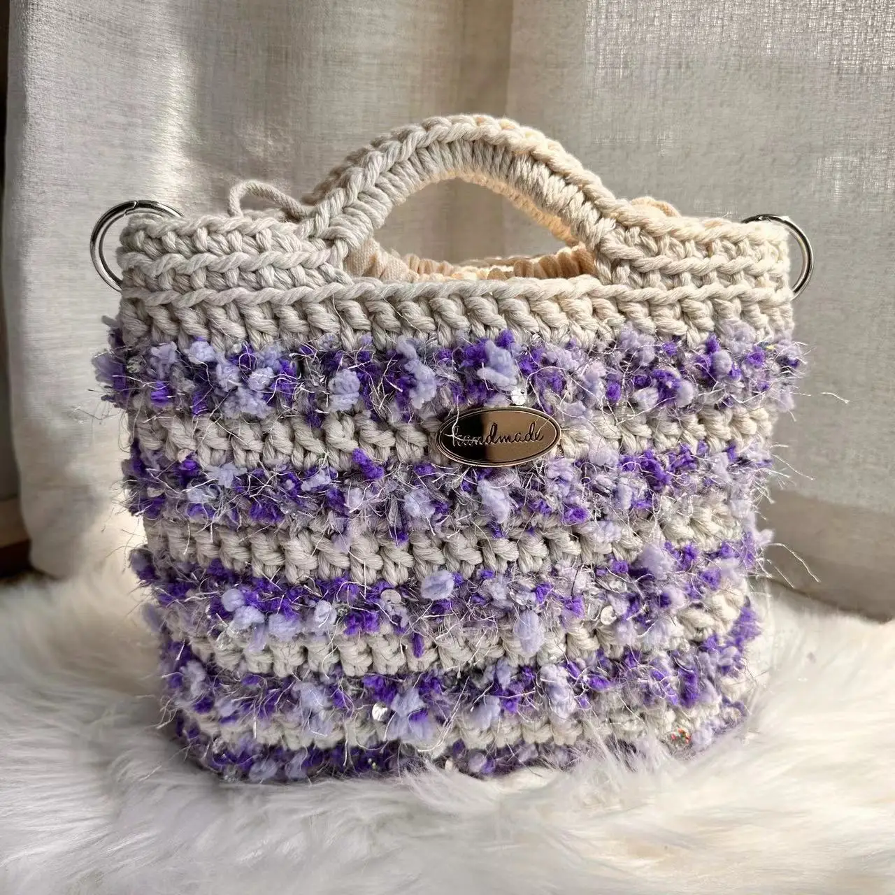 Crochet Bag Pattern Shopper Prada Uncinetto MS Pure Handmade