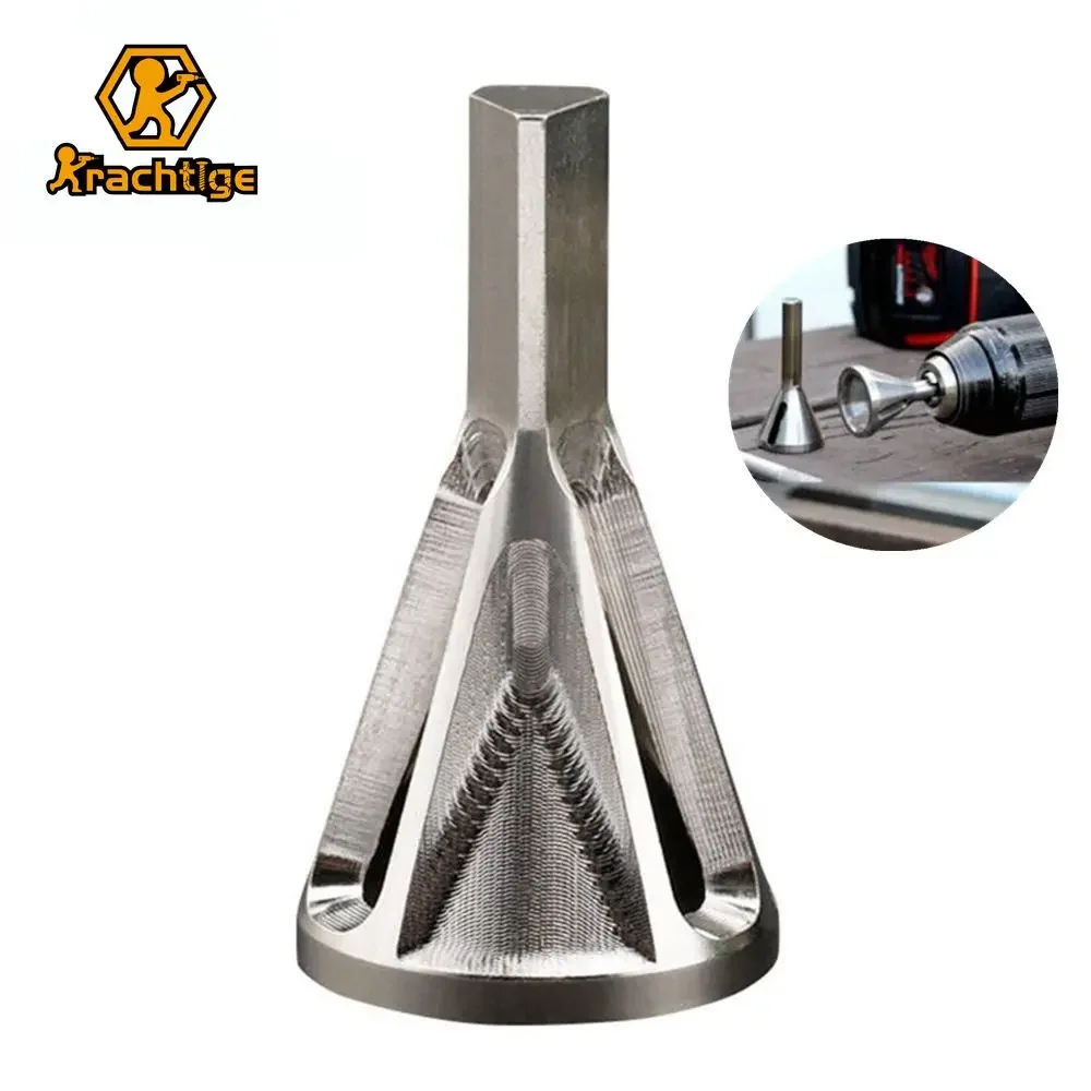 Krachtige Deburring External Chamfer Tool Stainless Steel Remove Burr Tools for Metal Drilling Bits 4-19mm / 4 Colors