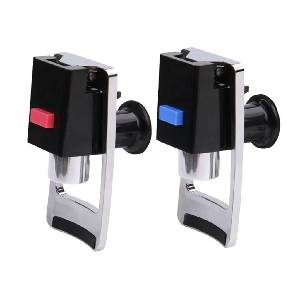 

1 Pair Plastic Drinking Water Tap Push Spigot Replacement Household Supplies For Cold And Hot Water Dispensers 103mmx50mm