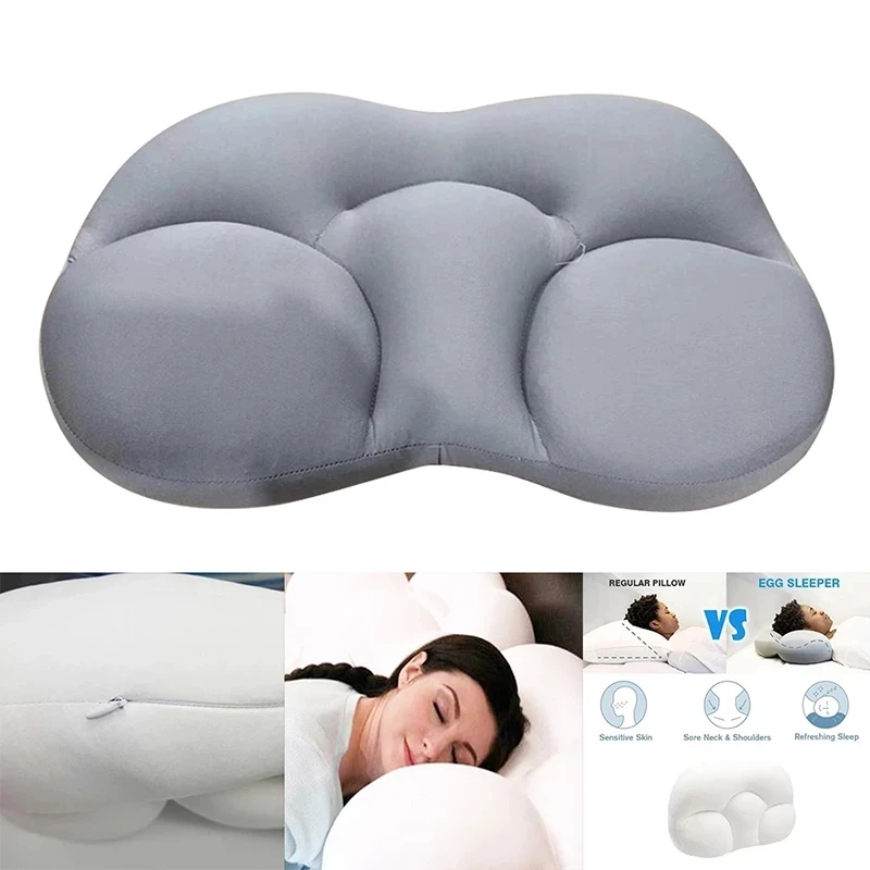 All Round Ergonomic Sleep Pillow Soft Breathable 3d Cloud Pillow With