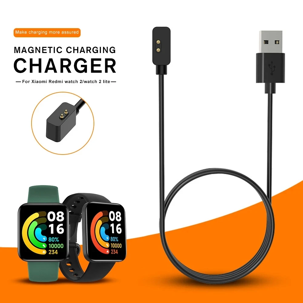 55cm/1M USB Chargers For Xiaomi Redmi Watch 2 Lite Horloge 2 Poco Charging Cable Smart Watch Dock Charger Adapter Accessories