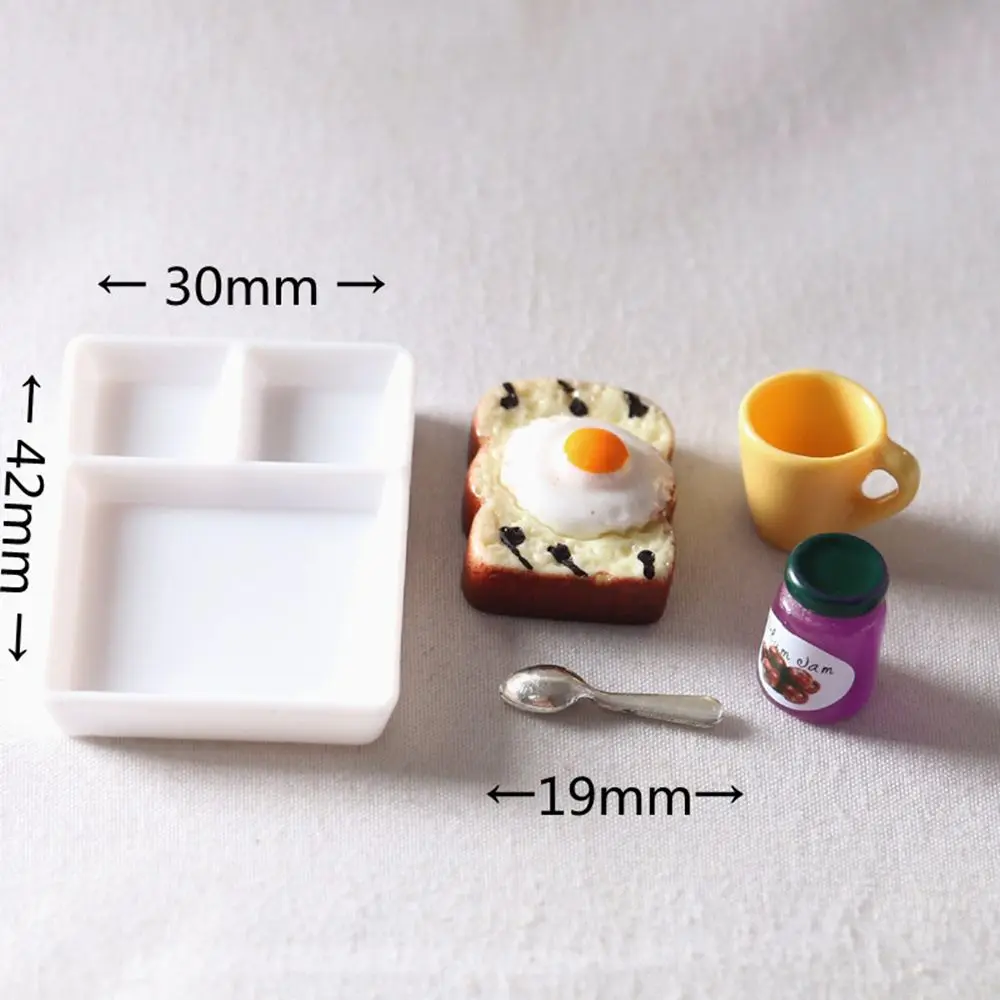 Mini Food For Doll 1 :6 /1: 12 Dollhouse Miniature Bread Basket Simulation Food Model Toys DollHouse Decor Scale Miniatures 5